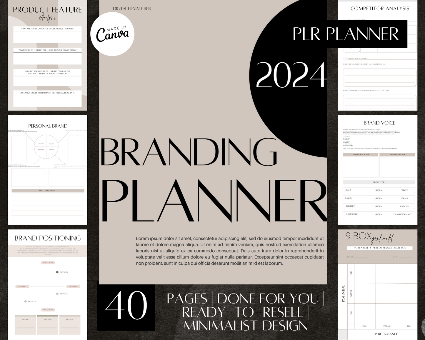 PLR 2024 Branding Planner