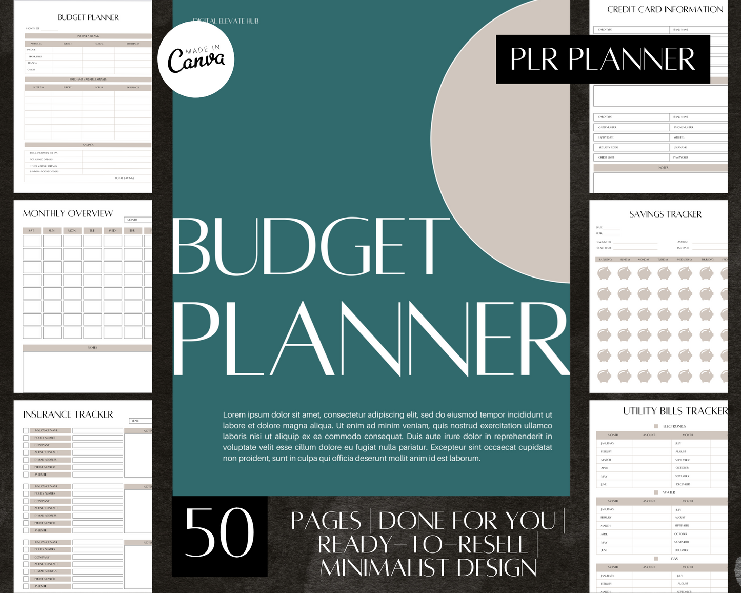 PLR Budget Planner