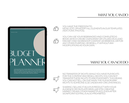 PLR Budget Planner