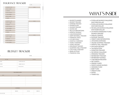 PLR Budget Planner