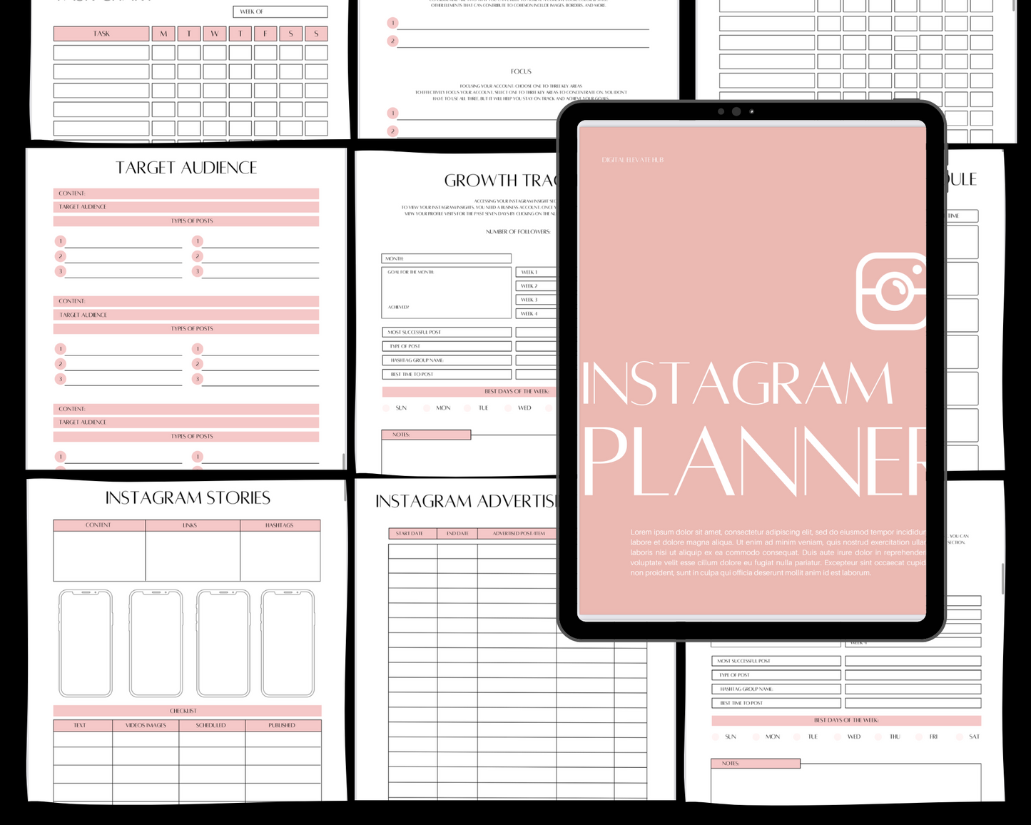 PLR Instagram Planner