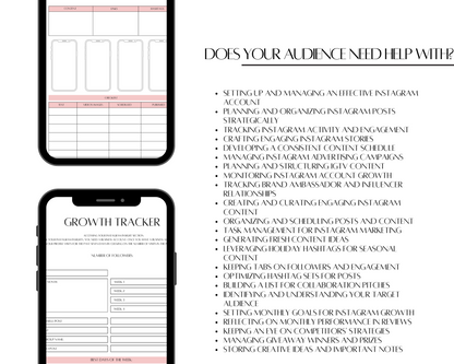 PLR Instagram Planner