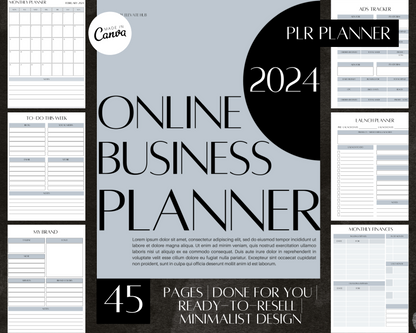 PLR 2024 Online Business Planner