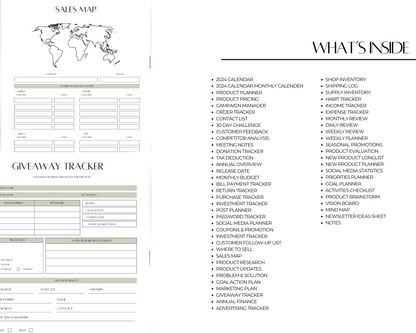 PLR 2024 Side Hustle Planner