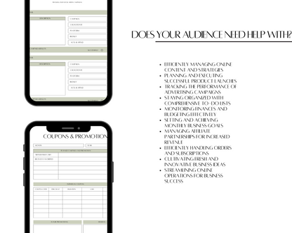 PLR 2024 Side Hustle Planner