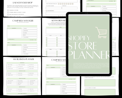 PLR Shopify Store Planner