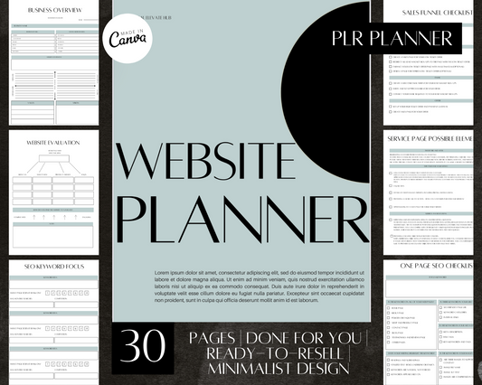 PLR Website Planner